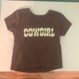 Brown t-shirt